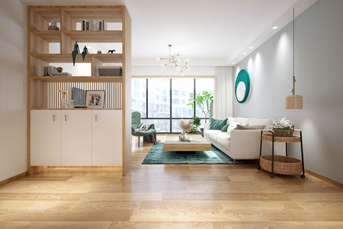 廣州市中?？党侨帐斤L格三居室裝修案例