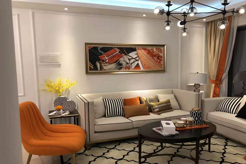 海口市昌茂水木清華現(xiàn)代簡(jiǎn)約風(fēng)格三居室裝修案例