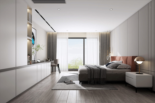 ?？谑胁厩迦A現(xiàn)代風(fēng)格三居室裝修案例