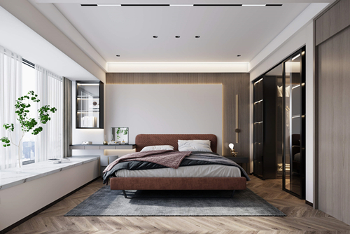 海口市海鑫城現(xiàn)代簡約風(fēng)格平層裝修案例