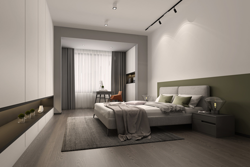 ?？谑心蠂崴钩乾F(xiàn)代簡約風格三居室裝修案例