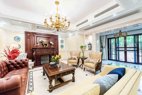 ?？谑鞋F(xiàn)代花園二期美式風(fēng)格別墅裝修案例