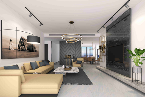 海口市碧桂園劍橋郡現(xiàn)代簡(jiǎn)約風(fēng)格四居室裝修案例