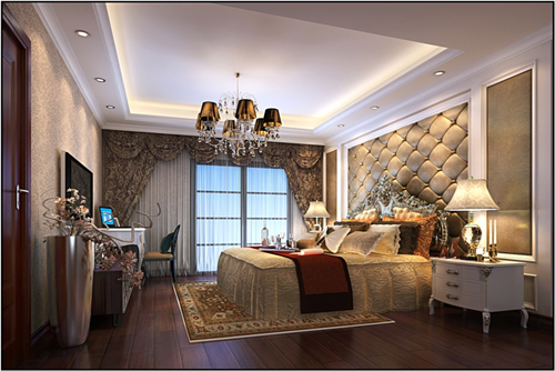 ?？谑泻ｖ纬菤W式風(fēng)格三居室裝修案例