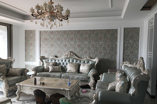 江門市富城大道住宅樓歐式風(fēng)格復(fù)式裝修案例