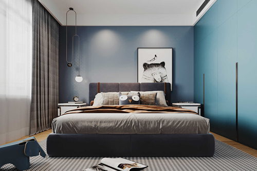 江門市方直瓏湖灣歐式風(fēng)格三居室裝修案例