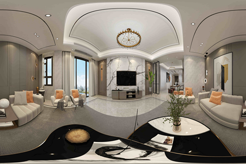 泉州市美的&middot;智慧城輕奢風(fēng)格平層裝修案例