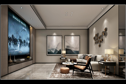 ?？谑续P凰白龍新城現(xiàn)代風(fēng)格平層裝修案例