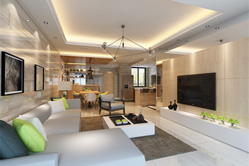 中山市雅居樂森嵐現(xiàn)代簡約風(fēng)格三居室裝修案例