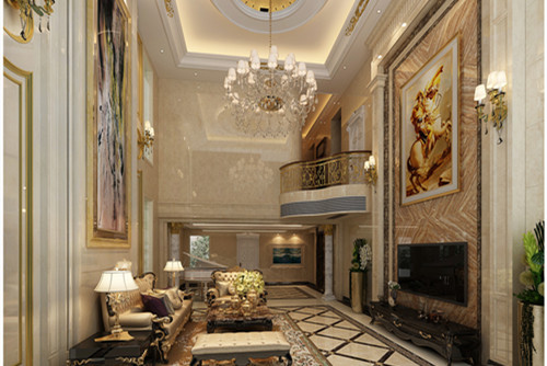 中山市海倫時光歐式風(fēng)格別墅裝修案例