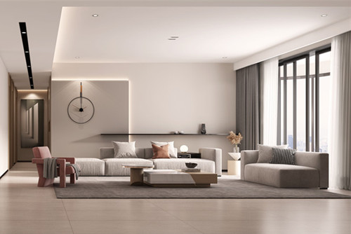 ?？谑泻豌Ｌ母F(xiàn)代簡約風格三居室裝修案例