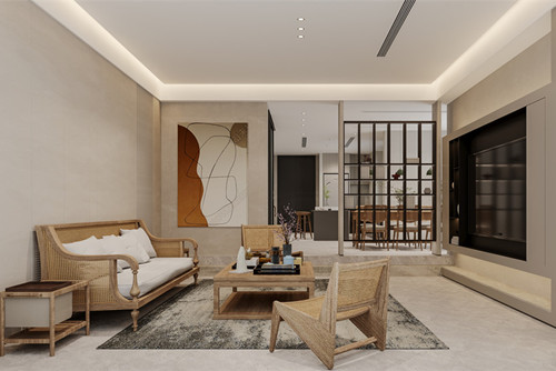 海口市江畔人家現(xiàn)代簡(jiǎn)約風(fēng)格別墅裝修案例