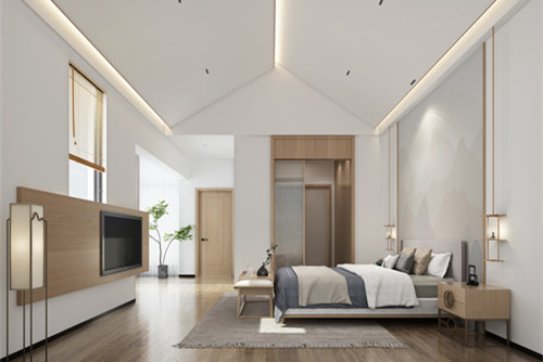 ?？谑泻豌Ｌ母F(xiàn)代簡約風格三居室裝修案例