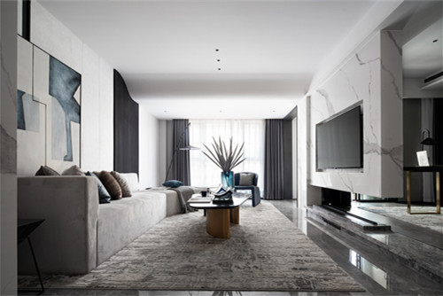 ?？谑斜＠醒牒０冬F(xiàn)代簡約風(fēng)格三居室裝修案例