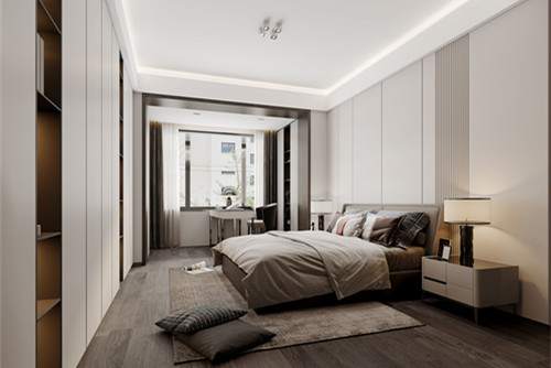 ?？谑心虾Ｐ腋R現(xiàn)代簡約風格三居室裝修案例