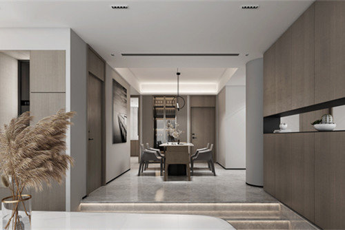 海口市港島花園現(xiàn)代簡約風(fēng)格三居室裝修案例