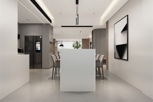 汕頭市雙悅灣現(xiàn)代風格三居室裝修案例