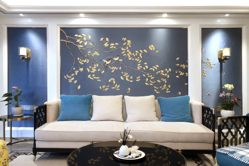 ?？诰┙瓘V場復式280平新美式混搭新中式