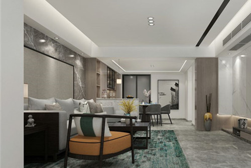 潮州市庵埠冠園現(xiàn)代簡約風(fēng)格四居室裝修案例