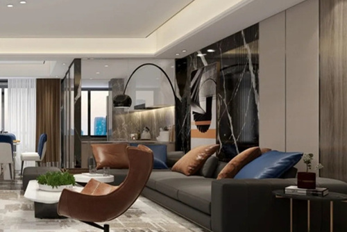 潮州市百合園現(xiàn)代簡約風(fēng)格四居室裝修案例