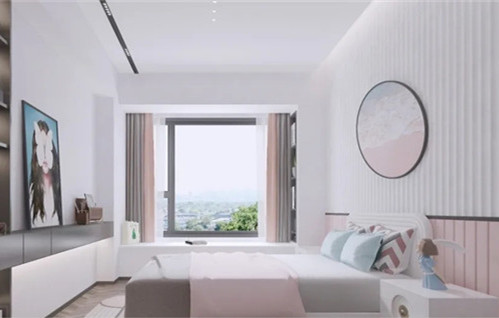 潮州市安盛花苑新中式風格四居室裝修案例