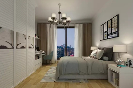 貴港市廣匯圣湖城現(xiàn)代簡約風格三居室裝修案例